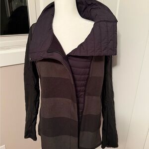 lululemon athletica Women's Black and Gray Puffer Jacket